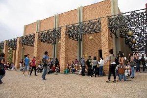 Vista de uno de los aularios existentes en el campus de la Universidad de Almería (UAL), ubicada en 