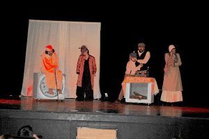 Uno de los momentos de la actuación 