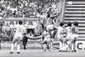 En un partido en Argentina con River. 