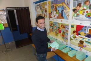 Javier García en las elecciones pasadas.