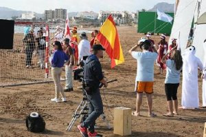Rodaje Playa de Pulpí.