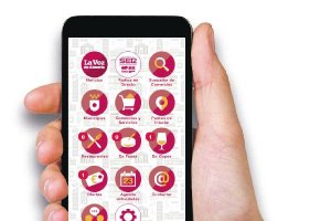 Menú principal de la app de LA VOZ.