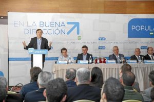 Acto del PP de ayer.