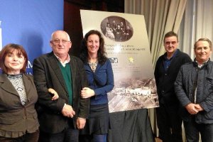 Organizadores del evento, ayer en Diputación.