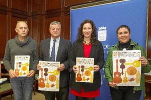 Presentación del encuentro de cuadrillas, ayer. 