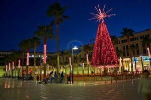 Plaza Mayor de El Ejido en Navidad