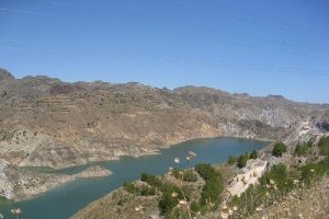 El embalse de Cuevas ha recibido este año menos agua de los trasvases.