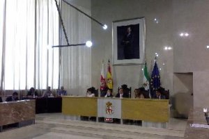 Pleno ayuntamiento de Almería.