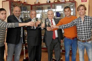 La foto de la comida de Navidad de 2013.