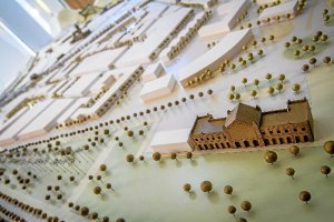 Maqueta de la ciudad a la entrada del CIP