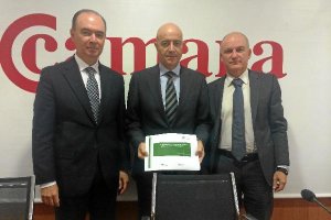 Presentación del informe de Unicaja en la Cámara