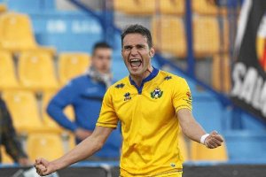 David Rodríguez sigue sumando goles con el Alcorcón.