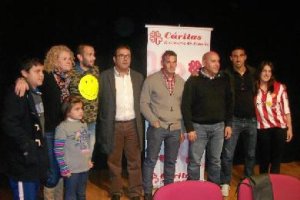 El Almería, siempre fiel a su cita con Cáritas Pechina.