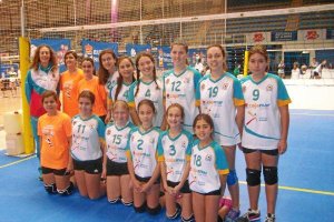 Las más pequeñas del Mintonette Cajamar