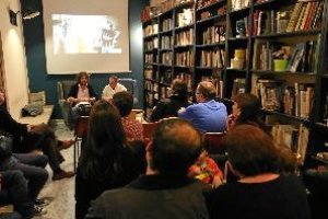 Presentación del libro, anoche en Cyrano.
