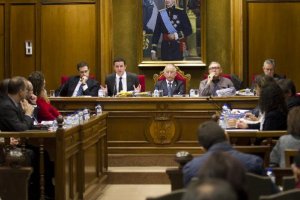 Pleno de la Diputación de Almería celebrado ayer