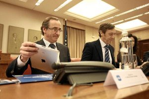 Alonso y Hernando en el Congreso.
