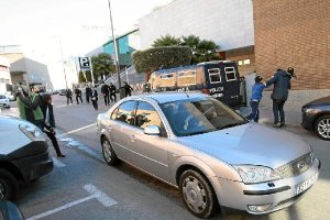 Momento del intento de agresión.