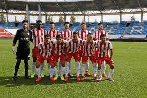 Un once del Almería B.