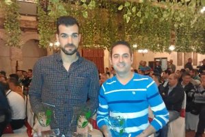 Juan Pablo Jurado y Sebastián Martínez recibieron su premio.