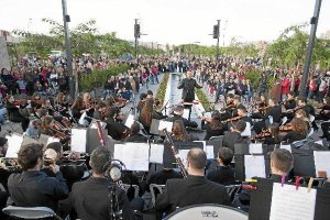 La OJAL en el concierto de inauguración.