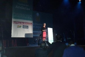 Antonia Sánchez, subdirectora de La Voz, ha abierto el acto.