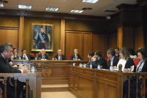 Sesión plenaria de esta mañana en Diputación.