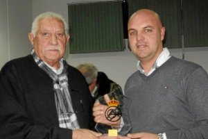 Antonio mendoza en una de sus visitas a nuestra ciudad.