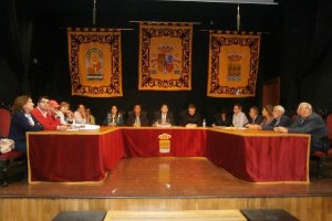Pleno celebrado en el Ayuntamiento albojense.