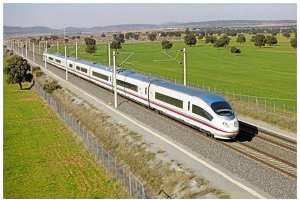 Vía de alta velocidad.