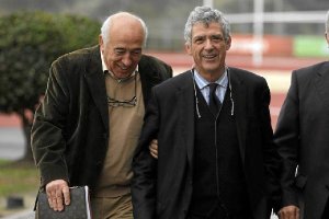 Ángel María Villar con Juan Manuel Asensi.