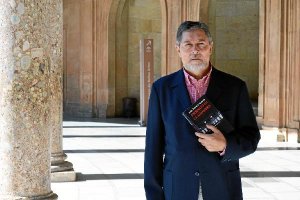 Juan Torres Colomera en el Palacio de Carlos V. 