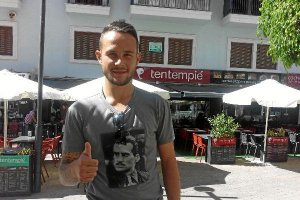 Iván Sánchez en su visita a Tentempié con la Cadena SER.