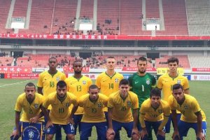 Wellington, en el once de Brasil Sub 21.