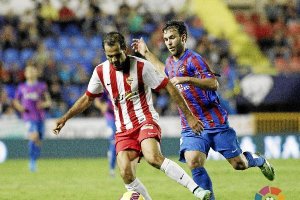 Verza en el partido ante el Levante.