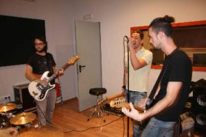 Ensayo de uno de los grupos.