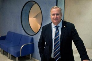 Francisco José Martínez Amo en la sede del Colegio Oficial de Médicos de Almería.