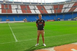 Antonio Jesús en el Vicente Calderón.