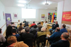 Asamblea de Izquierda Unida celebrada el lunes.