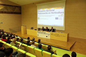 El auditorio del PITA ha acogido este encuentro de postcosecha en frutas y hortalizas.