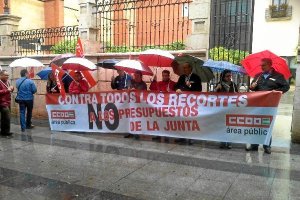 Concentración de esta mañana.