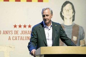El exjugador y extécnico del FC Barcelona Johan Cruyff.