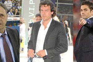 Caparrós, Juanma López (agente) y Francisco.