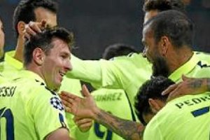 La plantilla del Barça ha pasado la noche en Amsterdam.