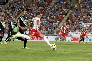Trujillo, en el partido con el Elche.