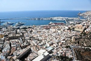 Vista aérea de la zona de poniente de la capital.