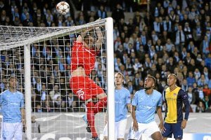 Una imagen del partido.