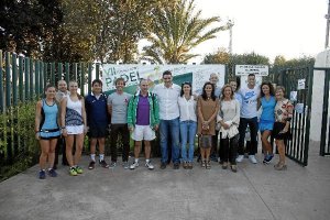 Alcalde de Almería y personalidades.