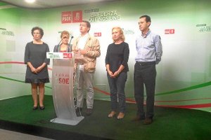 Parlamentarios del PSOE.