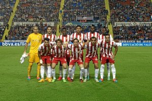 El once del Almería.